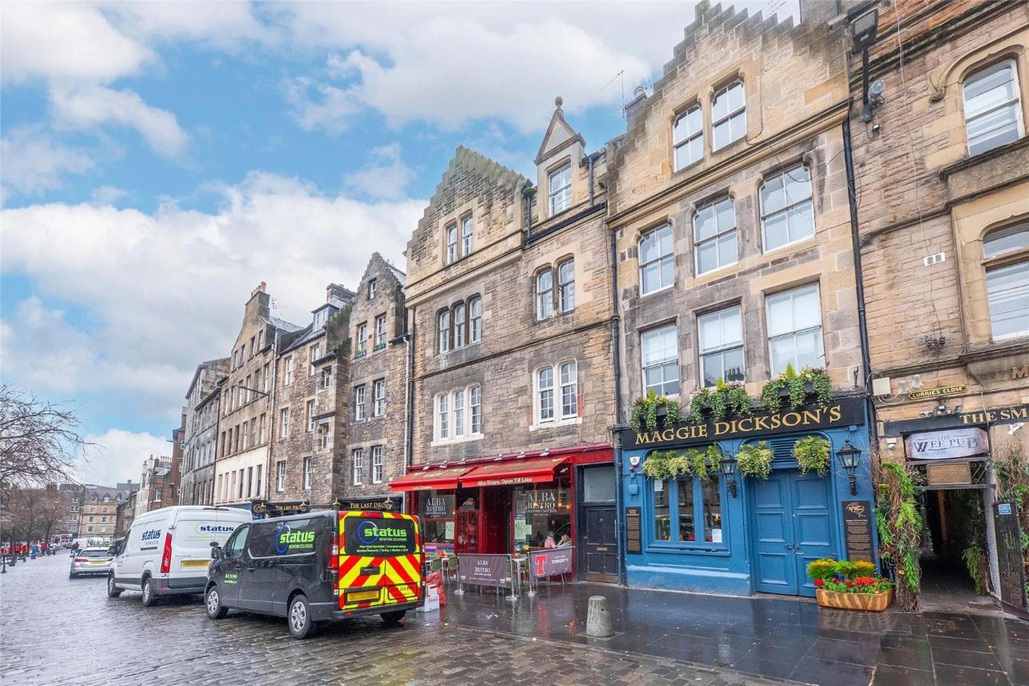 Bright Old Town City Centre Apartment EDI Exterior foto